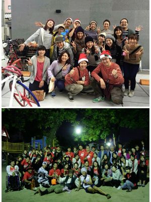 上が第1回目の運営委員、そして下が3回目。この人数の違いにイベントとしての成長ぶりが見える。ちなみに上の写真、一列目、一番右が須部氏