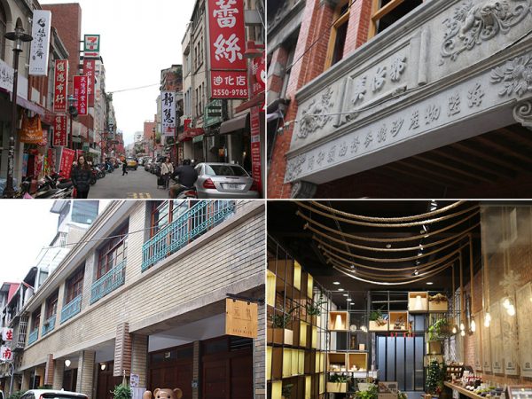 (上)基本的に外壁を壊すことがないので、当初の看板はそのまま。かつての看板が残っているお店というのは、それだけ長く続いているお店という証でもある。(下)クリエイターズショップの内観。趣向を凝らしたものが多い