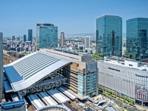 現在も開発が進む大阪駅、梅田駅エリア。写真は先行開発区域「グランフロント大阪」