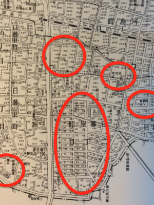 東日暮里には、区画整理された地域や、東京府社会事業局や同潤会による住宅建設がされた地域が多い