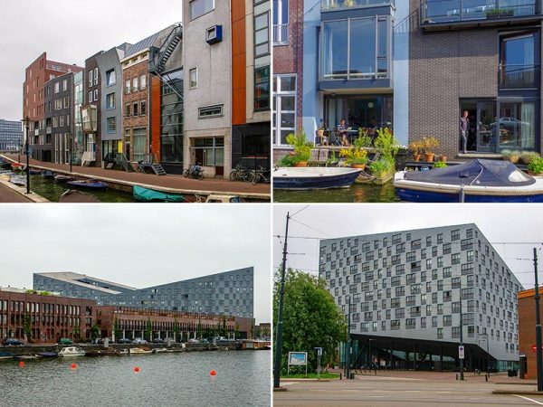 上2点:ジャワ島のキャナル・ハウス(2000年)、下2点:ザ・ホエール(ディ・アーキテクテン・シー、2001年)