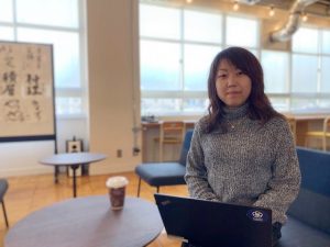 トヨタグループの不動産会社である東和不動産が主体事業者のなごのキャンパス。コワーキングスペースで、東和不動産株式会社オフィス営業部・北原陽子さんに話を伺った