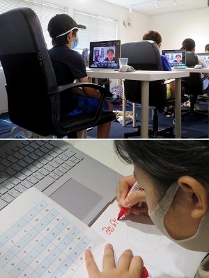 タイの小学生が自宅をオンラインで紹介、その後にタイ語の練習