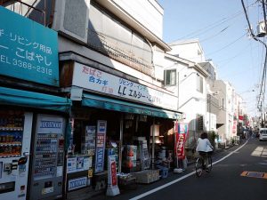 城山から谷戸にかけては今も商店街がある