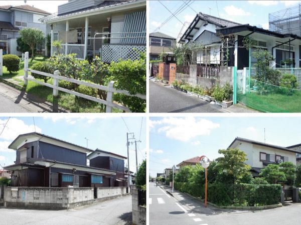 千代田、緑ヶ丘の家並み