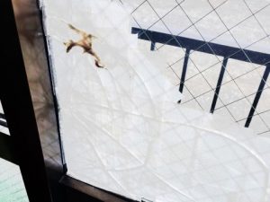 空き巣の侵入手口で「無締まり」とともに多いのは「ガラス破り」。窓から侵入する犯人はクレセント錠回りのガラスを割って開錠するという手口だ