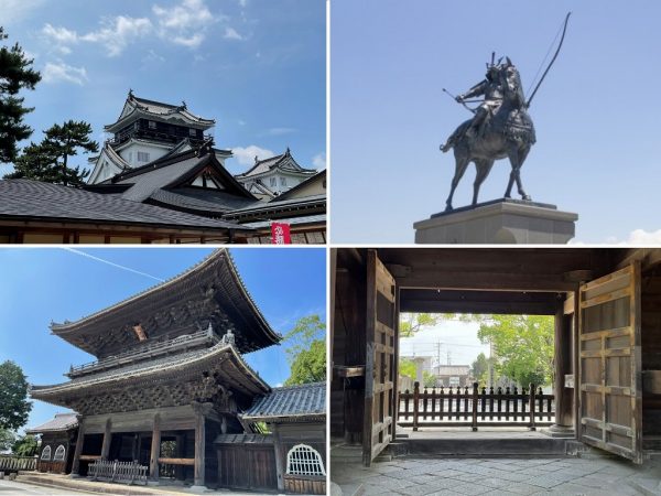 徳川歴代将軍の位牌が安置されている大樹寺と岡崎城を結ぶ直線約3キロメートルを「ビスタライン」と呼び、歴史的眺望として約370年間守られてきた