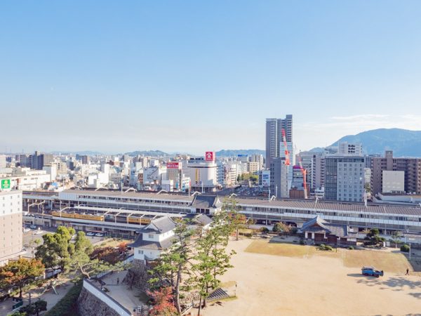 天守最上階からの眺望