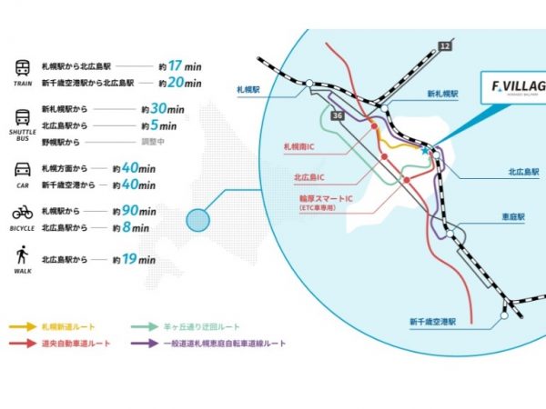 新球場「エスコンフィールドHOKKAIDO」の全景。開閉式の巨大な三角屋根が目を引く(以下、施設の画像はすべてイメージ。株式会社ファイターズ スポーツ&エンターテイメント提供)