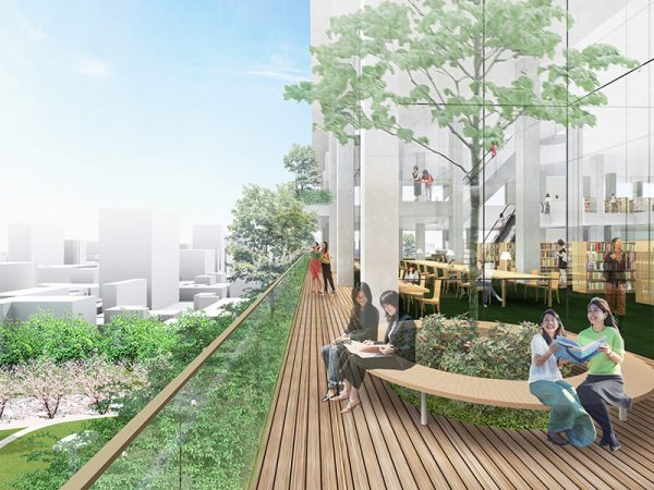 2階 子育て世代包括支援センター部分。(画像提供:茨木市)