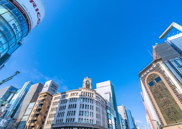 東京都中央区(中央5-22)は、今後の訪日外国人観光客の回復への期待感もあり1.5%上昇した