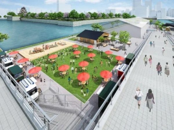 多目的広場のイメージ図(提供:広島城アソシエイツ)