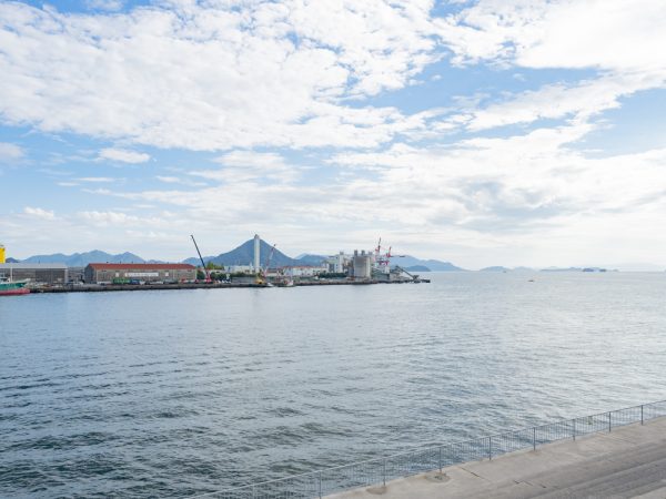 広島市環境局中工場 敷地案内板