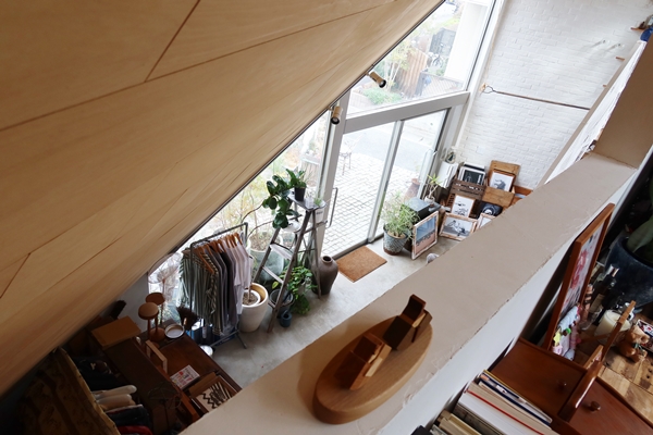 建物の断面図。屋根がイコール壁であるという点がお分かりいただけるだろうか(図面提供:DOG一級建築士事務所)