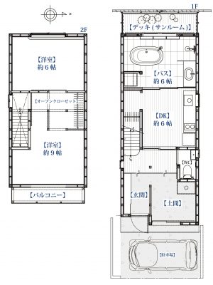 間取り図で見ると他にはなかなかない間取りであることが分かる