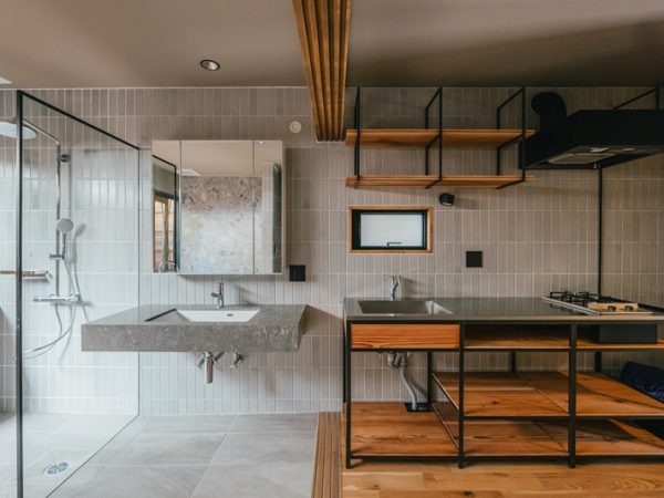 細部まで作り込まれているトイレスペース