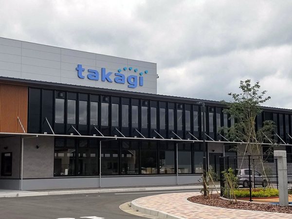 北九州市の小倉南区堀越にあるタカギの新本社工場