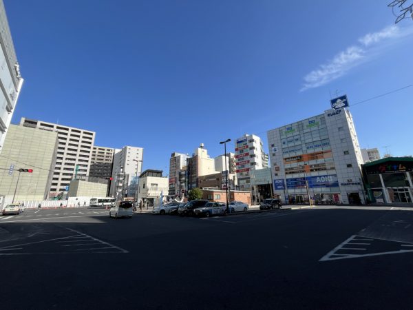 JR新小岩駅南口の現況(2024年12月撮影)