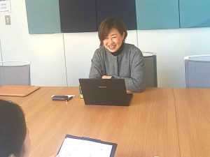 当事者からの良かった経験を共有する葛西氏。満面の笑みからは自分事のように喜ぶ様子が見て取れる