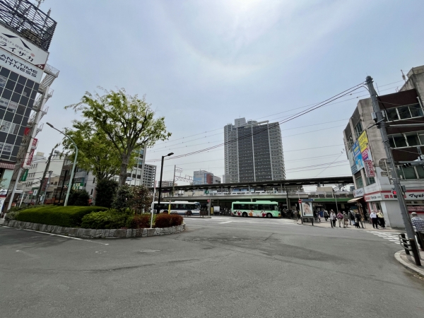 金町駅北口の状況(2025年4月中旬撮影)