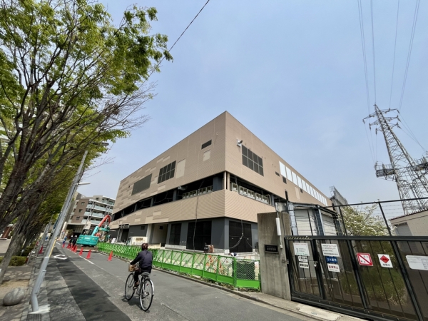 建築工事中の第Ⅰ期エリア(2025年4月中旬撮影)