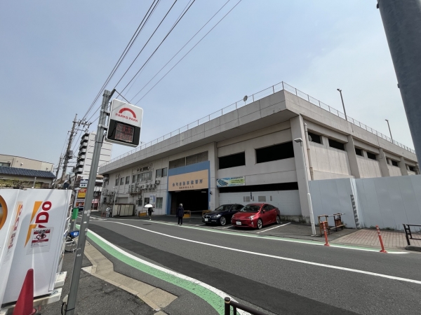 建築工事中の第Ⅰ期エリア(2025年4月中旬撮影)