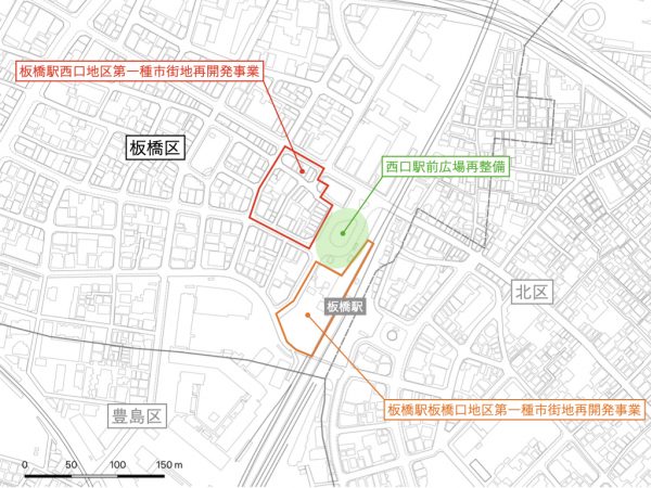 JR板橋駅東口(2025年4月上旬撮影)