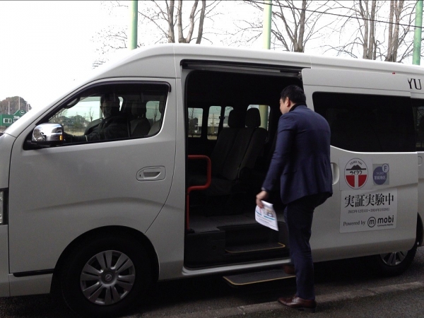 完全自動化を目指し自動運転バスの実証実験を進めている(画像提供:つくば市)