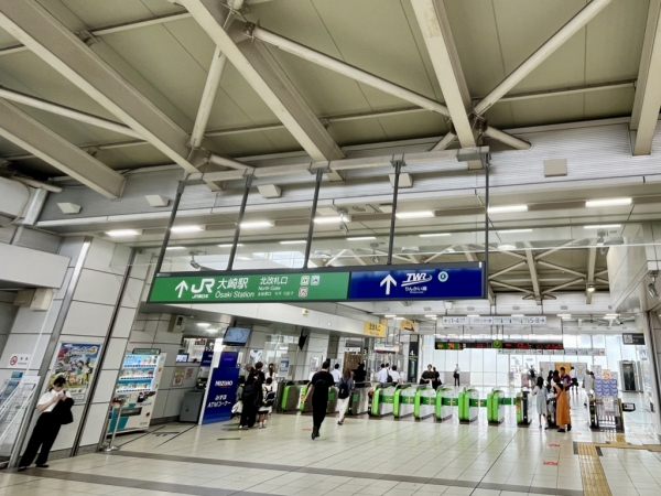 JR大崎駅北改札口 ※2025年8月撮影