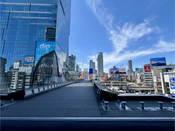 全体完成イメージパース(宮益坂方面より) ※出典:東急株式会社、東日本旅客鉄道株式会社、東京地下鉄株式会社(2025年5月9日)『~「100 年に一度」の大規模再開発、渋谷駅街区計画、最終章へ~ 2030 年度に渋谷駅および駅を中心とした歩行者ネットワークが概成を迎え
翌年度、渋谷スクランブルスクエア第Ⅱ期(中央棟・西棟)が完成します』