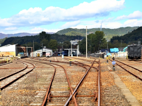 レールの継ぎ目の音と振動を感じながら心地よい時間が楽しめる観光トロッコ