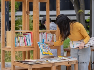 みなまきみんなのひろばで開催される好評のイベント「みなまき一箱古本市」。自分の好きな本を並べて、1日だけの本屋さんになれる