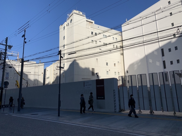 「(仮称)難波千日前地点再開発プロジェクト」現地の様子(2025年12月現在)