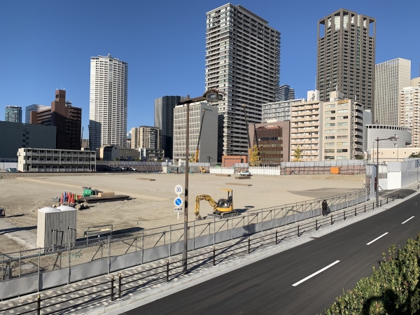「(仮称)難波千日前地点再開発プロジェクト」現地の様子(2025年12月現在)
