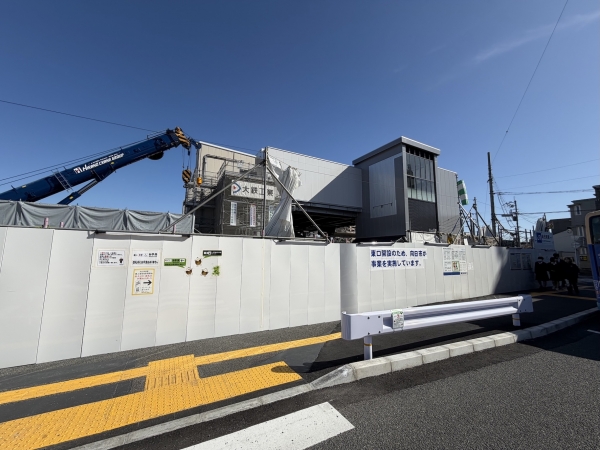 駅の完成予想図(画像引用:向日市「JR向日町駅自由通路等整備に係る工事説明会」)
