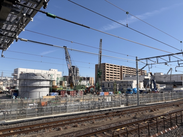 商業ビル建設予定地の様子 ※2026年2月撮影