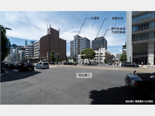 都市再生緊急整備地域に指定されている紙屋町・八丁堀エリアの区域(出典:広島市公式ウェブサイト)