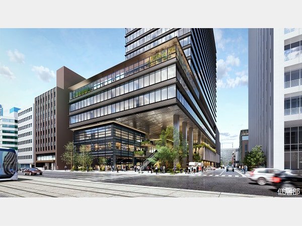 完成予想図:低層階部分(出典:広島市公式ウェブサイト)