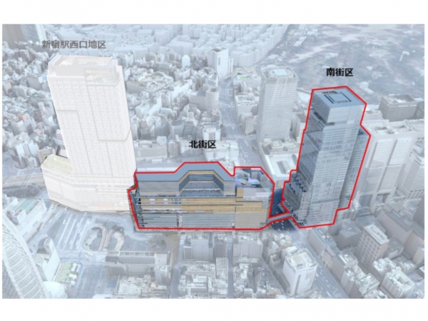 計画概要 ※出典:京王電鉄株式会社・東日本旅客鉄道株式会社(2022年)「新宿駅西南口地区の開発計画について」