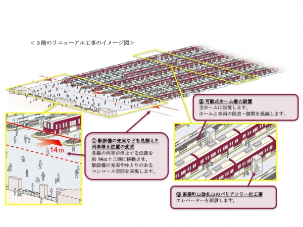 解体工事が始まっている旧大阪新阪急ホテル