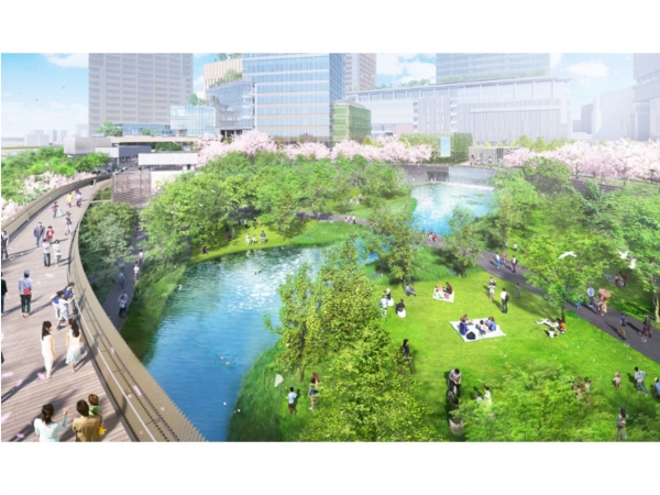 すでに開業されているうめきた公園サウスパーク