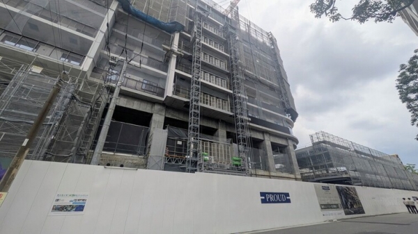 建設が進むタワーマンション