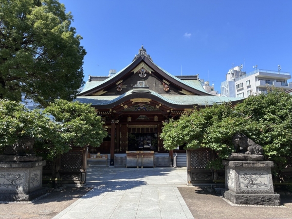 湯島小学校東部における料亭・旅館の位置 ※住宅協会(1961年)『東京都全住宅案内図帳文京区』、文京区立図書館