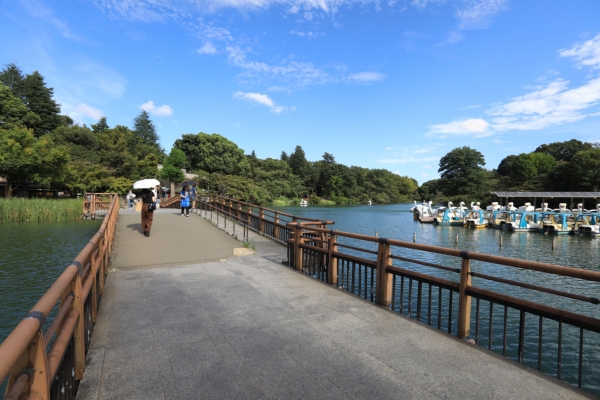 吉祥寺駅南口と井の頭恩賜公園を結ぶメインストリートの「七井橋通り」。古着屋などのファッション関連の店や雑貨店、飲食店などが多く見られた