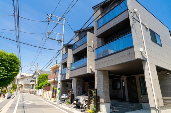 庭の少ない住宅街