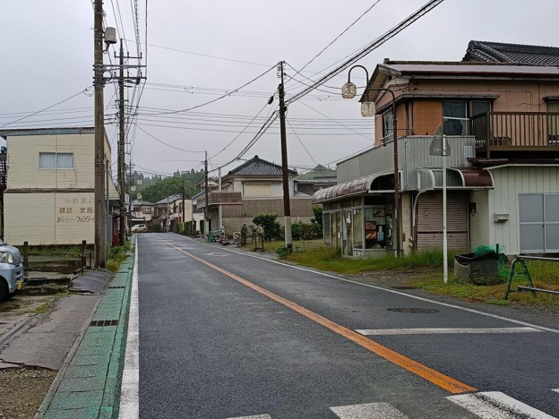 上総中野駅周辺の街並み(筆者撮影)