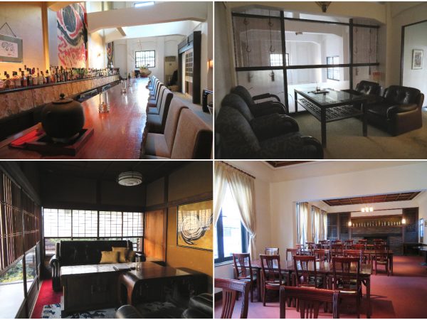 バーやパーティールームなど洋の趣もある部屋。これだけバリエーションがあれば、何度行っても楽しめるはずだ