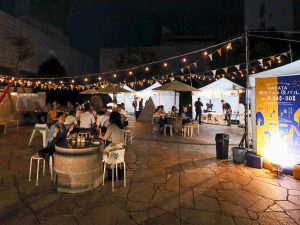 2016年9月24日（土）～30日（金）に藤田公園で実施した「HAKATA 朝カフェ＆夜バル」