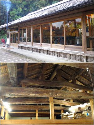 とても空き家だったとは思えない、勝見さんの工房を兼ねた住まい。築75年ほどの家をコストを抑えながら巧みにリノベーションした