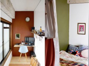 個室はそれぞれに住む人の好みに合わせて作られている